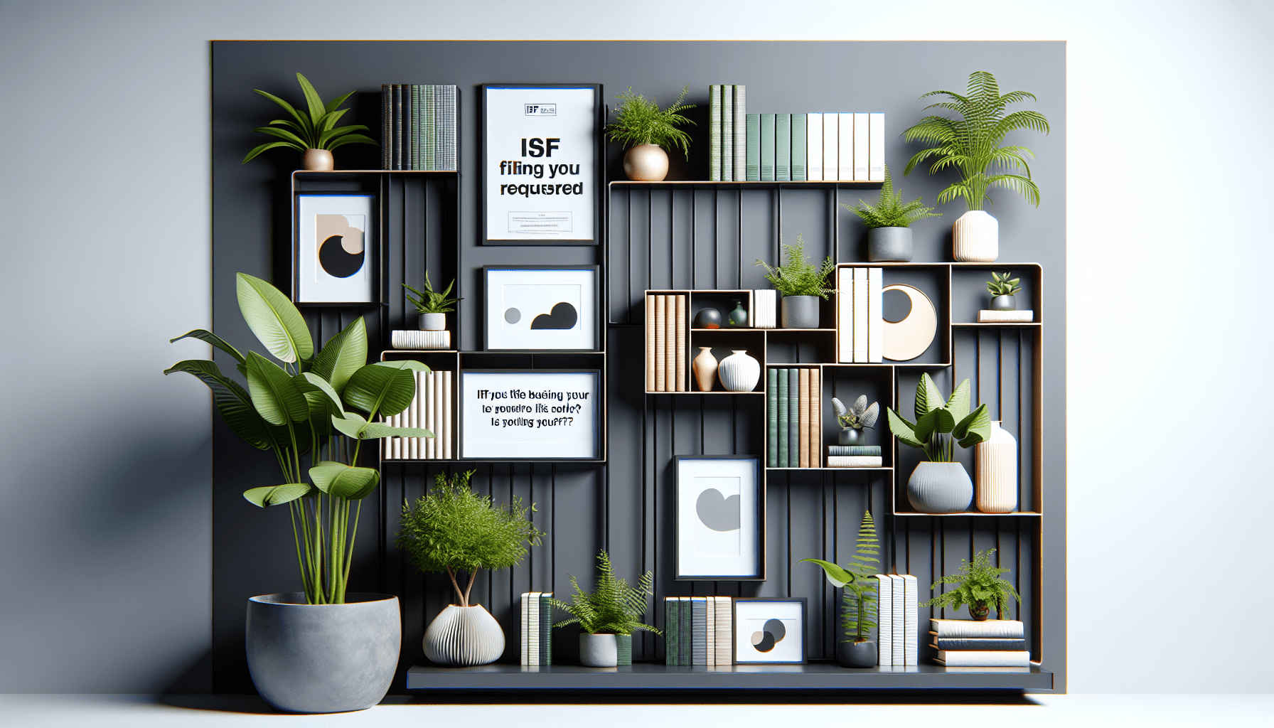 Do I Have To File ISF For Wall Shelves