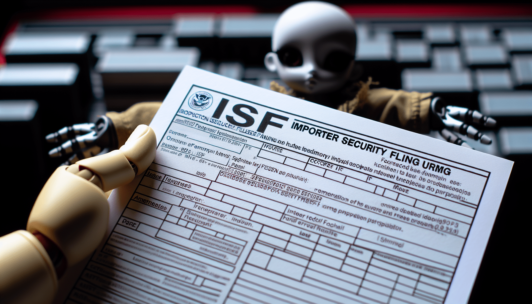 How to Complete and File an ISF for Doll Machine Imports How to Complete and File an ISF for Doll Machine Imports