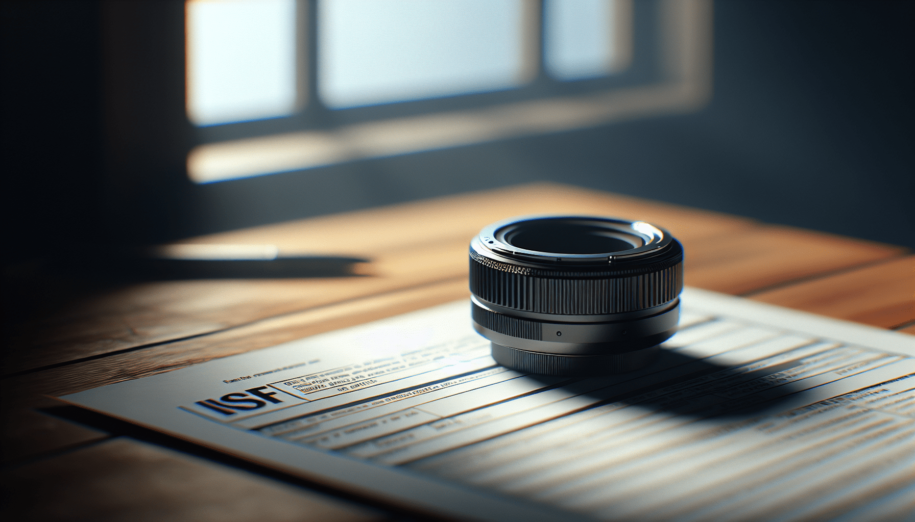 How To File ISF For Lens Adapters
