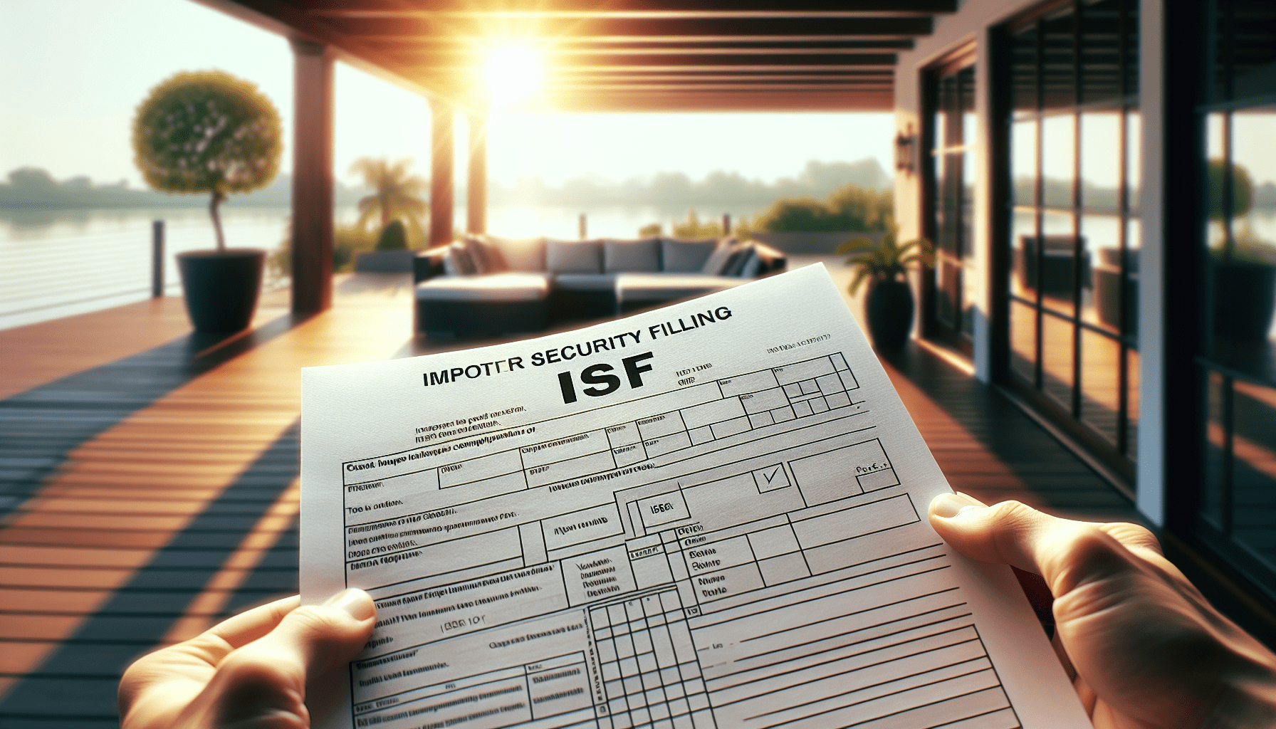 How To File ISF For Patio Furniture