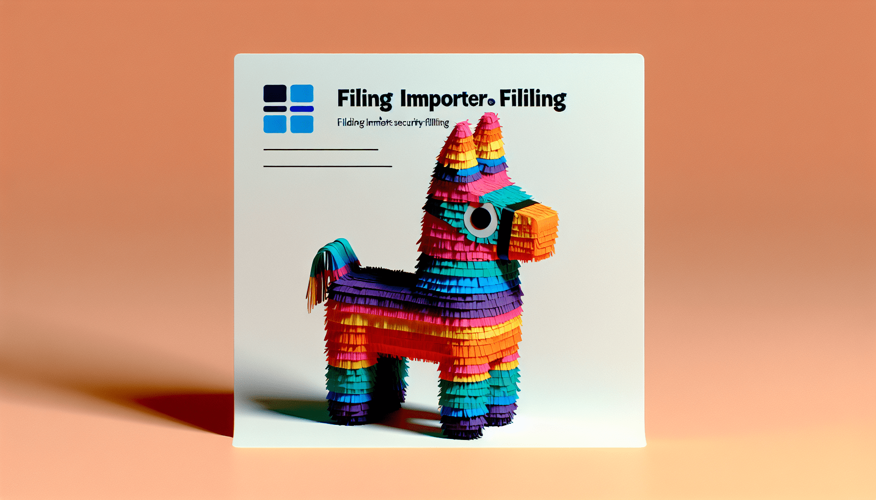 Where to File Importer Security Filing for Party Novelties